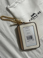 Coach Signature Canvas with Orange Off White Trim