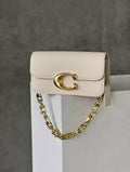 Coach - Tabby Chain Shoulder Bag Beige