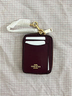 Coach Zip Card Case in Signature Canvas