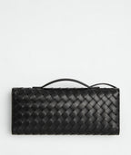 Bottega Veneta Inspired Clutch Black