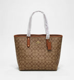 Coach - Signature Tote Bag Brown