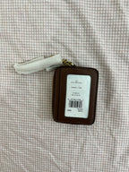 Coach Zip Card Case in Signature Canvas