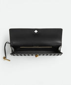 Bottega Veneta Inspired Clutch Black