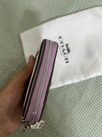 Coach Zip Card Case in floral Print