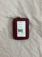 Coach Zip Card Case in Signature Canvas