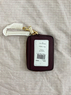 Coach Zip Card Case in Signature Canvas