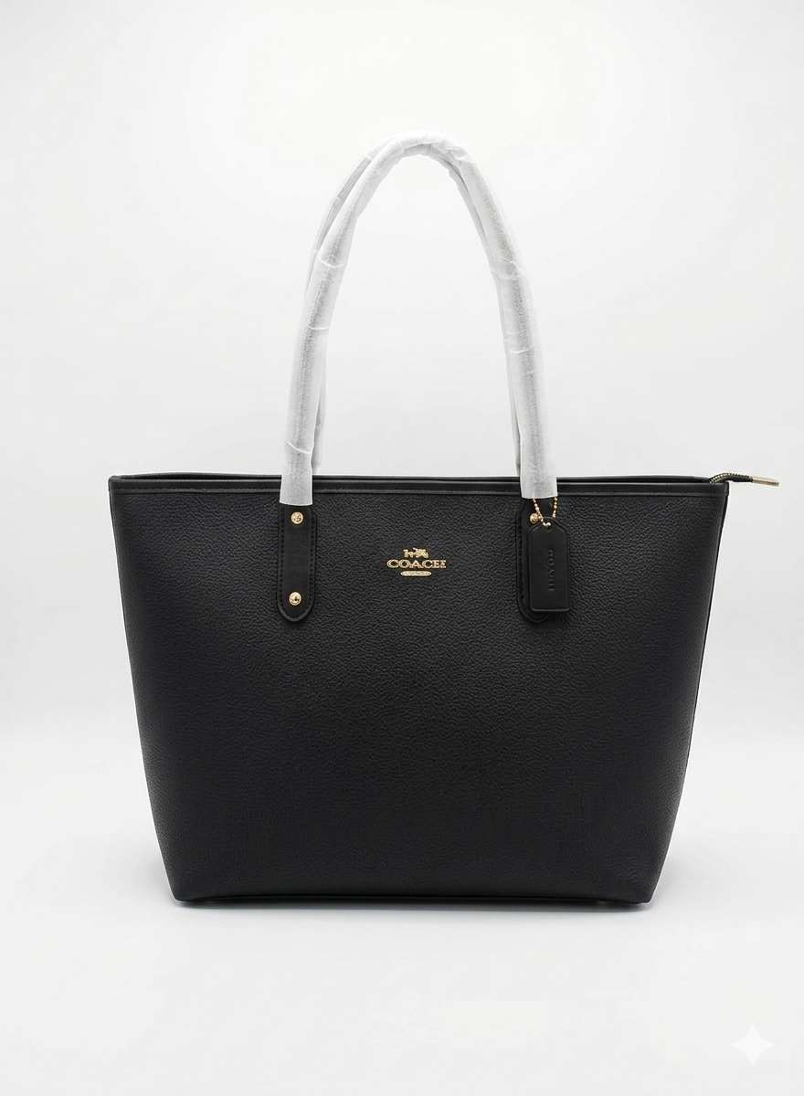 Coach - Signature Tote Bag Jet Black