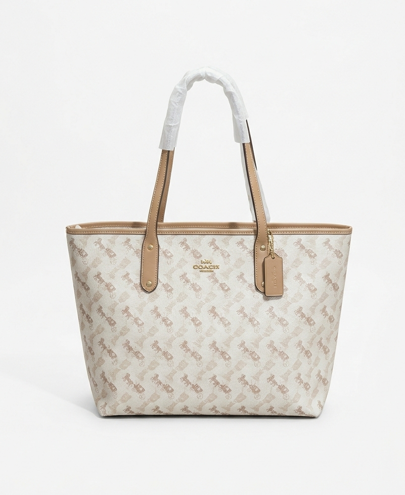 Coach - Signature Tote Bag White