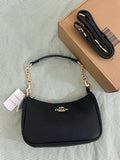 Coach Teri  Black Shoulder Bag (with Box and long strap)