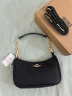 Coach Teri  Black Shoulder Bag (with Box and long strap)