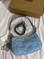 Coach Teri Shoulder Bag (with Box, Charm and  long strap)