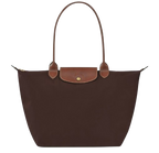Longchamp Tote Medium - Ebony Brown (WITH BRAND LOGO)