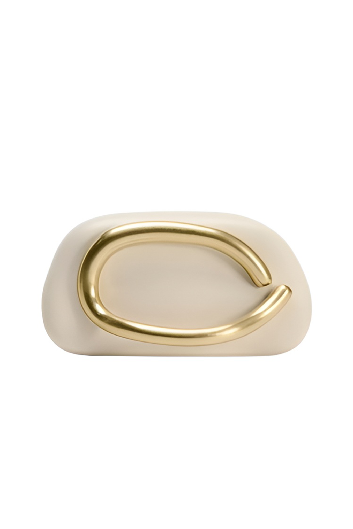 ZARA INSPIRED VIRAL CLUTCH with chain - White