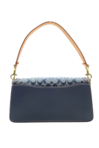 SIGNATURE CHAMBRAY TUAPE COACH TAB 26 BAG (WITH STRAPS & BOX)