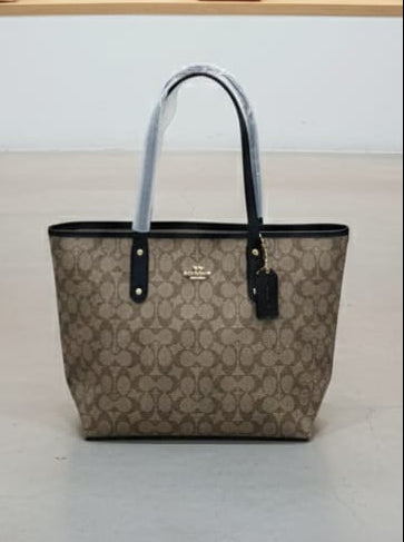 Coach - Signature Tote Bag Dark Beige