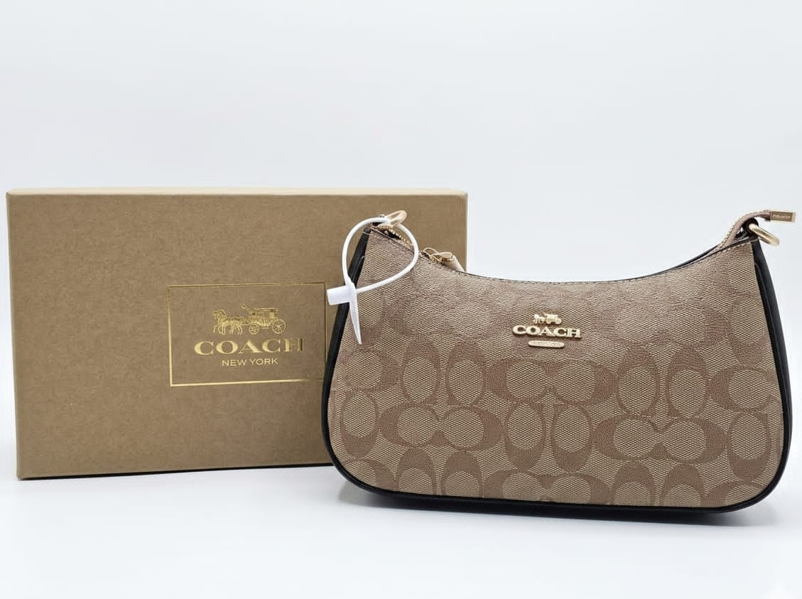 Coach - Teri Shoulder Bag Brown Emblem