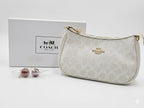 COACH Terry Bag with Cherry Charm
