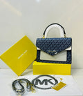 Michael Kors Ludlow Signature Satchel in Blue