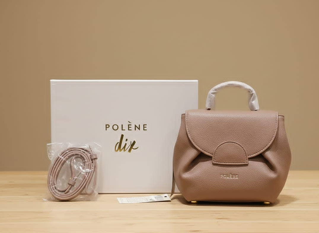 Polène Numéro Un Nano handbag Dust Pink