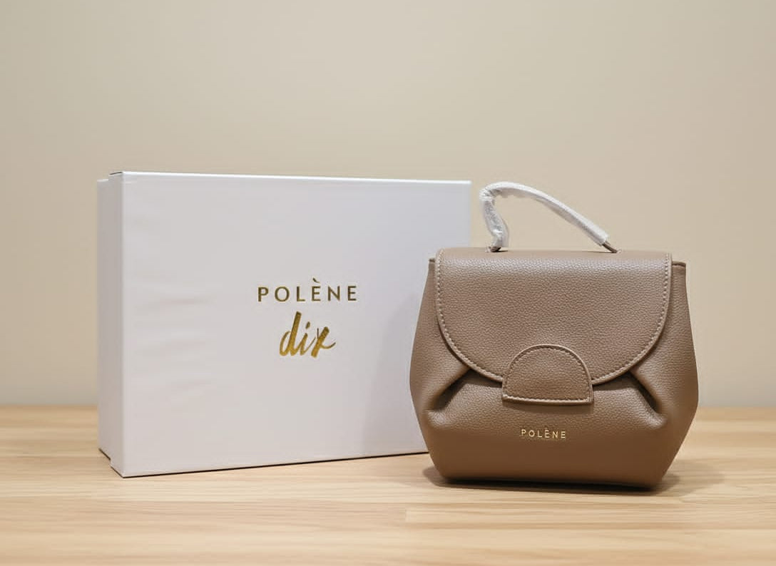 Polène Numéro Un Nano handbag Brown