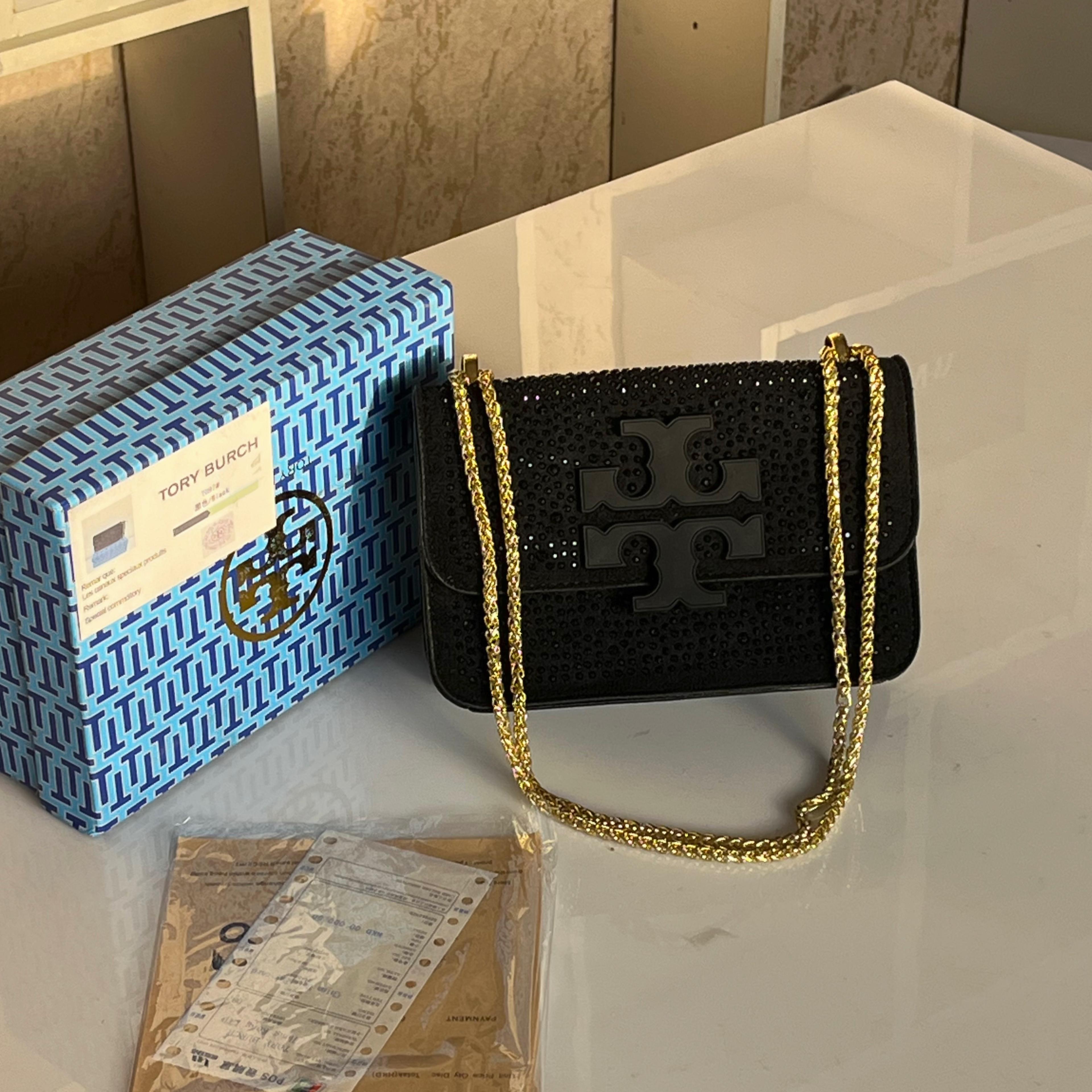 Tory Burch Eleanor bag in a black embellished design