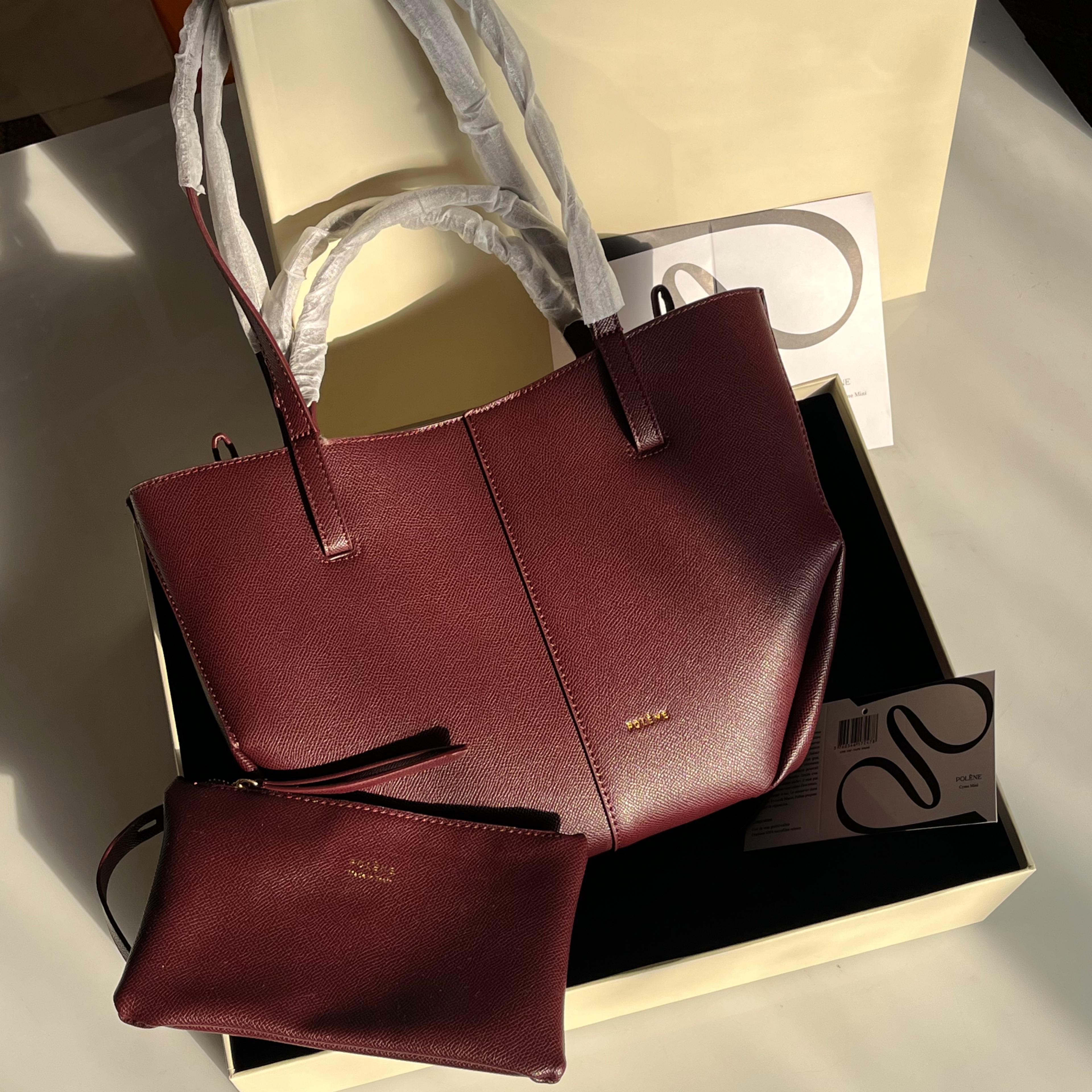 Polène Cyme bag Maroon