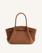 JW PEI Hana Faux Suede Tote Bag in Brown
