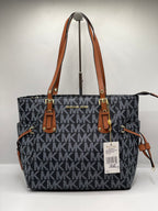 Michael Kors Signature Tote Bag – Jet Black