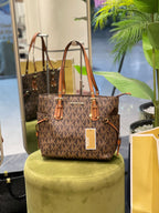 Michael Kors Signature Tote Bag – Coffee Brown