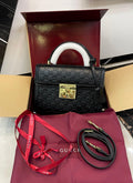 Gucci Signature Crossbody Bag With Premium Box
