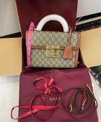 Gucci Signature Crossbody Bag With Premium Box