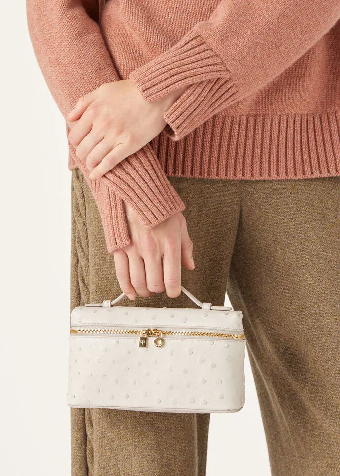 Loro Piana Extra Pocket Crossbody Bag – Pearl White