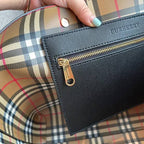 Burberry Crest Reversible Tote Bag – Black