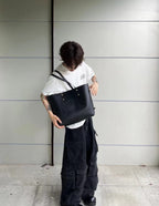 Burberry Crest Reversible Tote Bag – Black