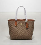 Coach - Signature Tote Bag Brown