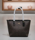 Coach - Signature Tote Bag Black