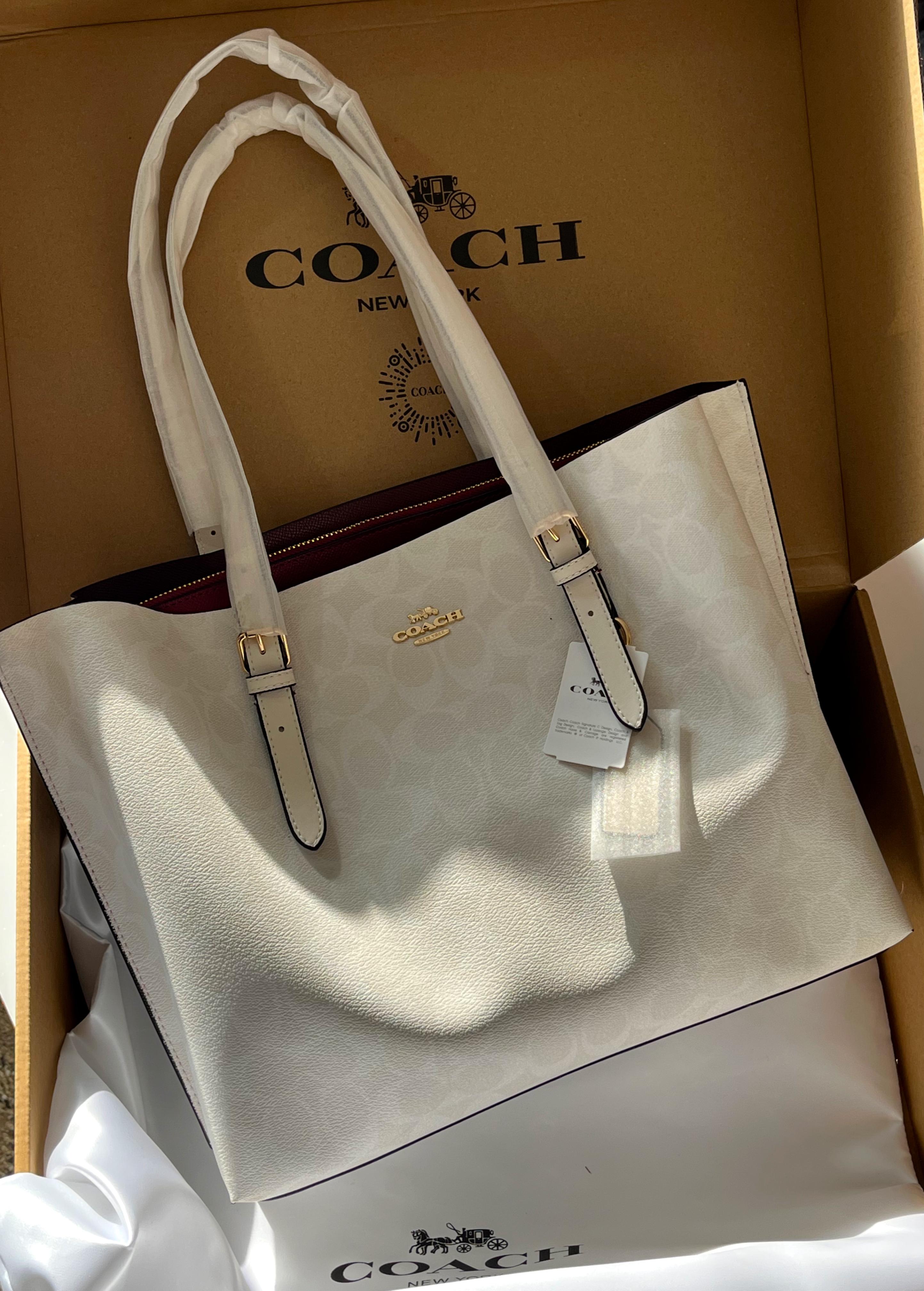 COACH Mollie Tote Bag White