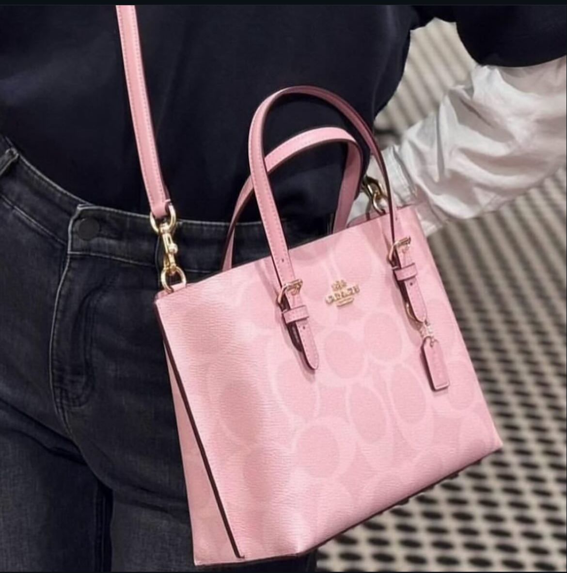 Coach Mollie Tote Bag Pink