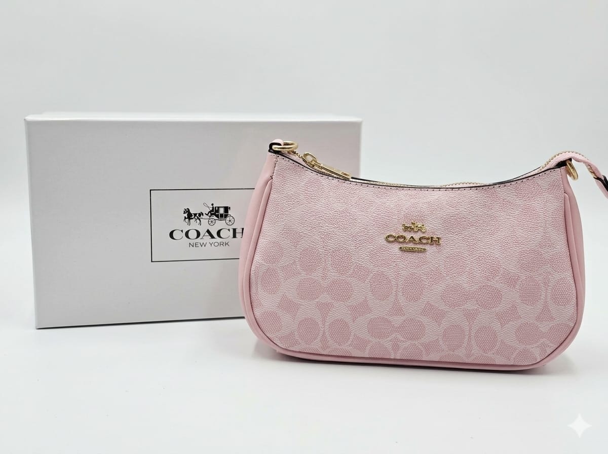 COACH Terry Bag with Cherry Charm