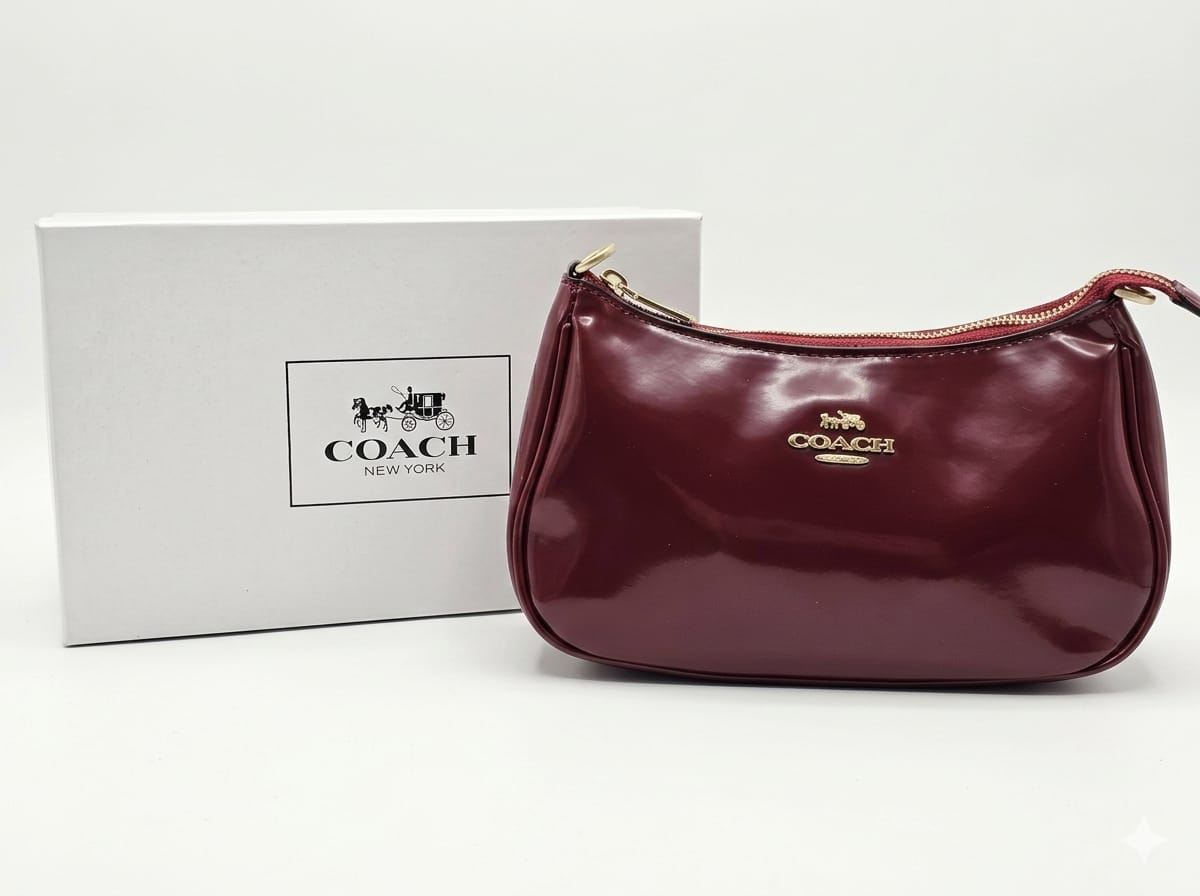 COACH Terry Bag with Cherry Charm