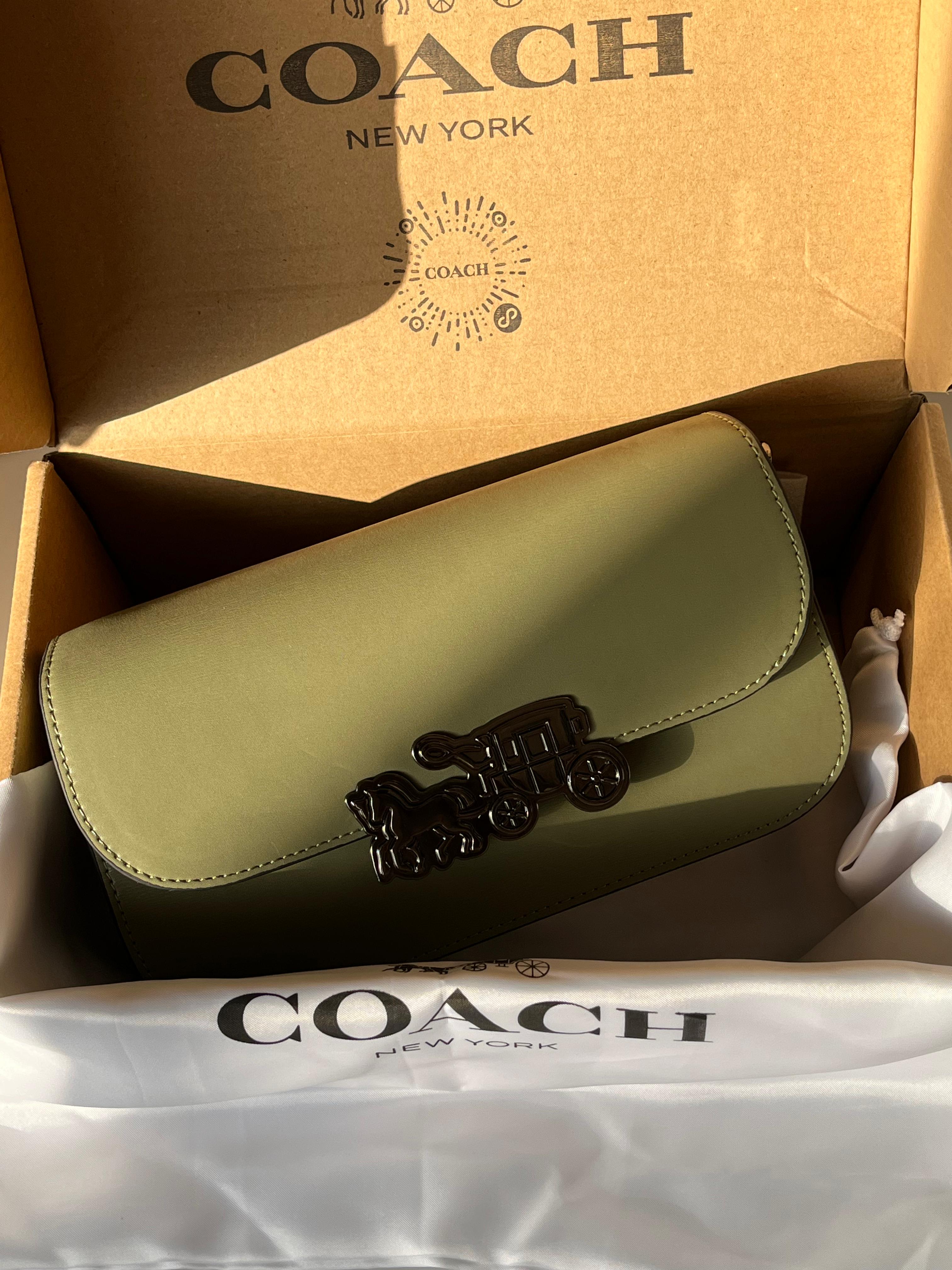 COACH Harper Shoulder Bag Green