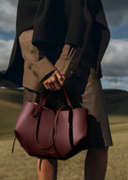 Polène Cyme bag Maroon