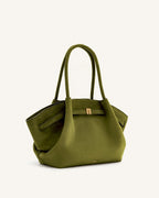 JW PEI Hana Faux Suede Tote Bag in Green