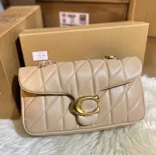 Coach Quilted Tabby shoulder bag Fawn