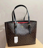 COACH Mollie Tote Bag Dark Brown