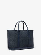 Michael Kors Luisa Medium Signature Logo Satchel in black