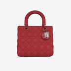 Mini Lady Dior Bag Dusty Pink Ultramatte Cannage Calfskin