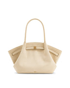 JW PEI Hana Faux Suede Tote Bag in off White