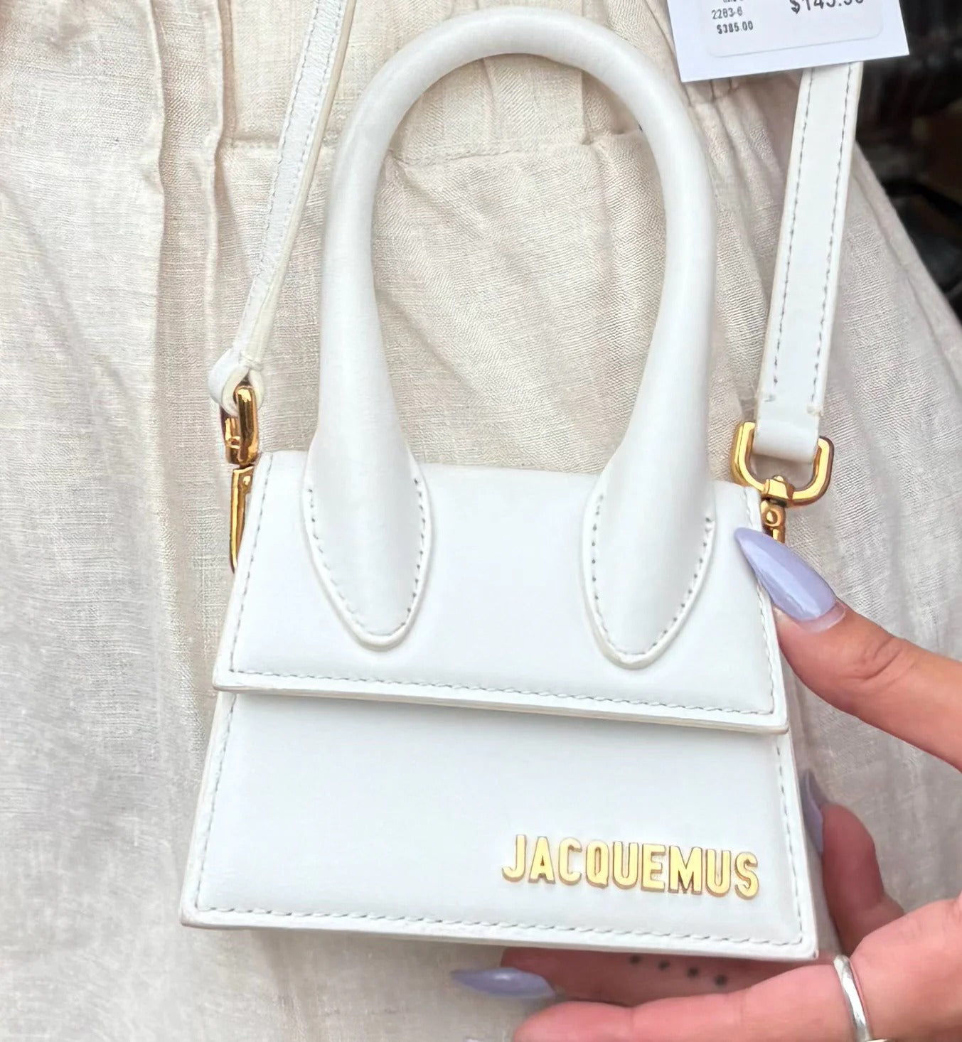 Jacquemus Le Chiquito bag in White