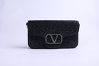 Valentino Garavani Locò Small Shoulder Bag Black